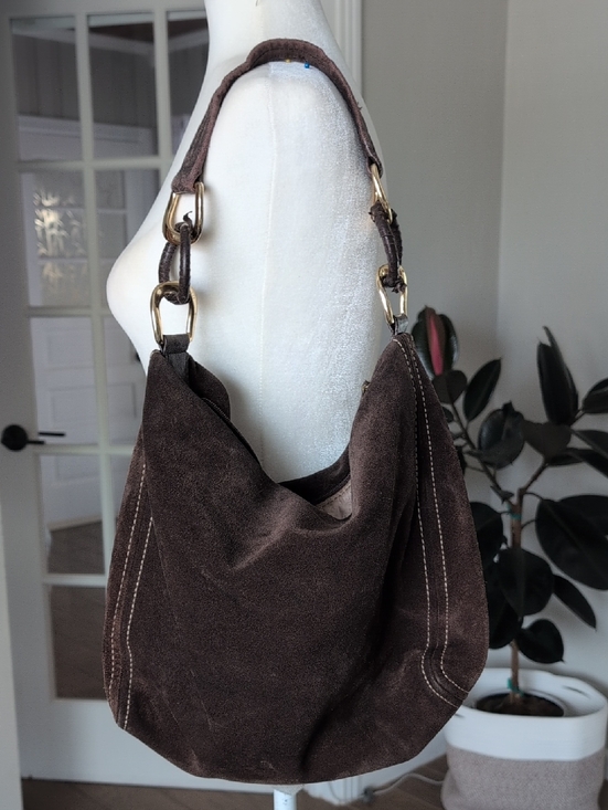 Michael Kors Handbags - 2016 Michael Kors Brown Suede Hobo Bag